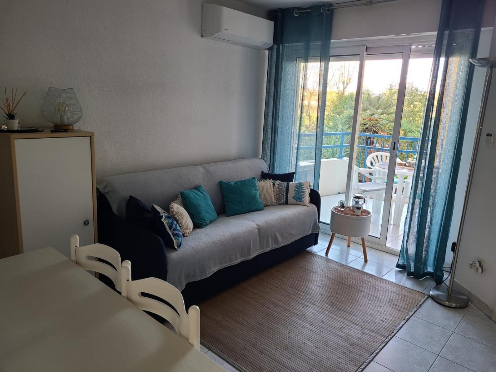 T2 Climatise A 5 Minutes A Pied De La Plage Avec Parking, Piscine Et Wifi Fréjus Exterior foto